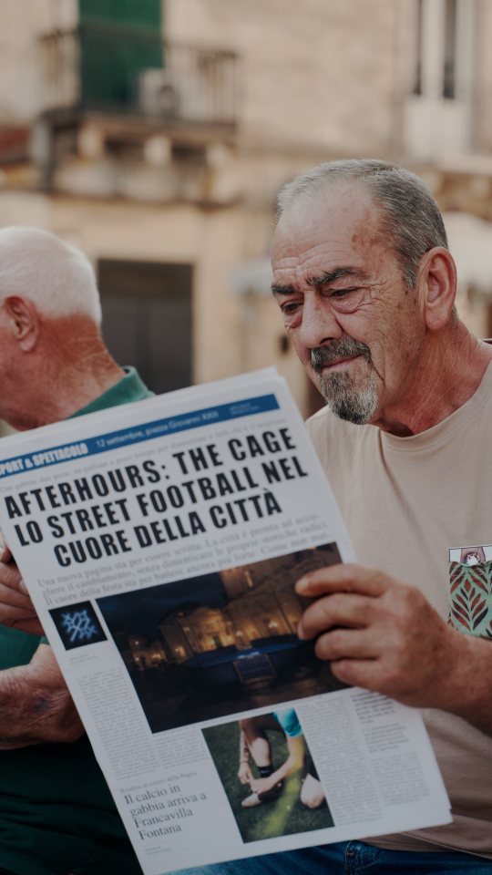 Afterhours The Cage, spot dell'evento di street football